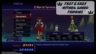 Mythril Shard Farming  KINGDOM HEARTS HD 15 ReMIX KH1 Final Mix [upl. by Notnirt]