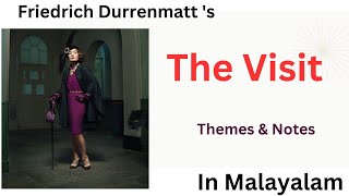 The Visit by Friedrich Durrenmatt Summary in Malayalam Themes Explained [upl. by Rancell]