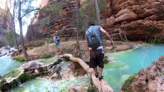 Supai Arizona  Havasu Falls backpacking trip 2013 [upl. by Chatav623]