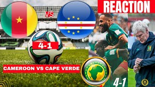 🔴LIVE Cameroon vs Cape Verde  FIFA World Cup 2026 Qualifiers Africa  Match Live Today [upl. by Elexa19]