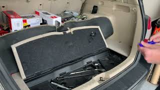 2006 Toyota Highlander  How to Find JBL Factory Amp [upl. by Mathi]