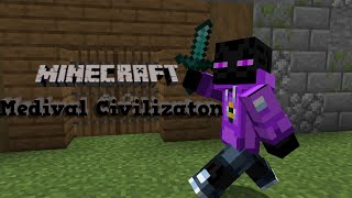 100 Players simulate Minecraft Medival Civilization [upl. by Stanway902]