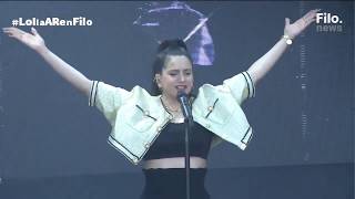 ROSALÍA QUE NO SALGA LA LUNA LOLLAPALOOZA ARGENTINA 2019 HD [upl. by Petty]