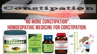 Constipation।। Homoeopathic treatment।। [upl. by Neirb]