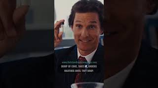 Matthew McConaughey on his Wolf of Wall Street Scene [upl. by Hadeis]