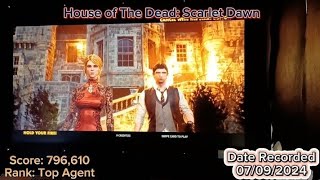 House of The Dead Scarlet Dawn Score 796610 07092024 [upl. by Acisej495]