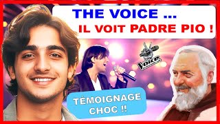 CHANTEUR de « THE VOICE » il voit PADRE PIO en songe qui lui PARLE  😮 [upl. by Orian699]