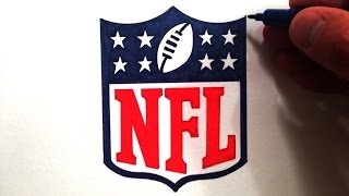 How To Draw the NFL Logo [upl. by Kowtko]