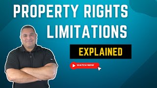 Real Estate Exam Prep  Limitations of Property Rights Explained [upl. by Naghem]