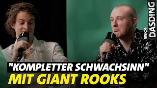 Letzte Runde mit Giant Rooks  quotFüll nochmal auf das macht Spaßquot  DASDINGInterview [upl. by Odranreb]