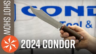 New Condor Knives at SHOT Show 2024  KnifeCentercom [upl. by Lyrehs]