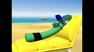 Relaxing Day at the Lagoon VeggieTales Animation [upl. by Namijneb384]