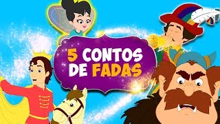 5 Contos de Fadas em Português  Contos Infantis  História infantil para dormir [upl. by Aisauqal]