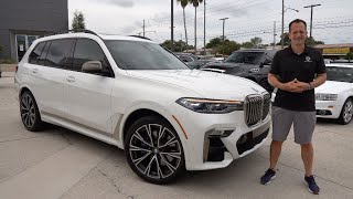 Is the 2022 BMW X7 M50i a BETTER luxury SUV than a Lincoln Navigator [upl. by Gorrono]