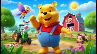 Baa Baa Pooh Bear 2 Fun Nursery Rhymes with Pooh the Farm and Junglequot [upl. by Anelrahs]