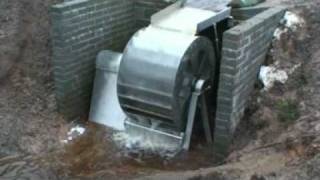 Stainless Steel Waterwheel Hydro Power [upl. by Merrill84]