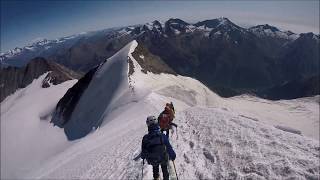 Alpinisme PD Hannig  Mischabelhutte  Nadelhorn4327m SaasFee Valais 34082019 [upl. by Brennan515]