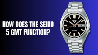 How does the Seiko 5 GMT function [upl. by Adyht21]