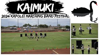 ŌPŪ WEUWEU ‘O KAIMUKĪ  2024 Kaimuki HS quotBulldogquot Marching Band  2024 Kapolei MB Festival [upl. by Eddi]