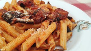 Pasta con le Melanzane a funghetti [upl. by Banks]