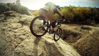 Sycamore Canyon Mountain Biking Jump 1000fps [upl. by Pelaga]