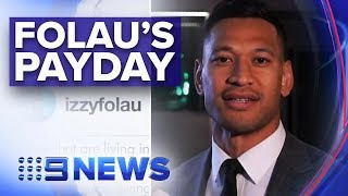 Rugby Australia reportedly settles with Israel Folau for 8 million  Nine News Australia [upl. by Yaj]