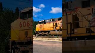 Union Pacific Freight Train Rumbling Through La Fox [upl. by Garcia681]