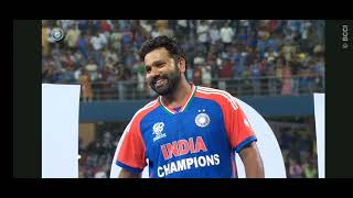 Rohit Sharma full Interview  Wankhede STADIUM  Victory Prade cricket viralvideo india 🇮🇳 🇮🇳 🏆 🏆 [upl. by Lsil]