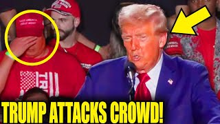 Trump SCREAMS At Crowd As Speech Takes SHOCKING Turn [upl. by Whitnell48]