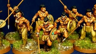 Painting Native American Miniatures  Saga Skraelings [upl. by Novak]