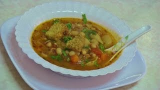 Black Eyed Peas Soup Video Recipe by Bhavna [upl. by Naquin868]