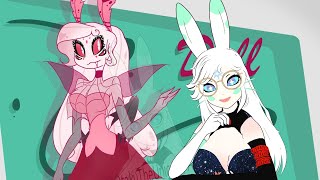 Hazbin Hotel OC Speedpaint  Doll Redesign and story [upl. by Saudra734]