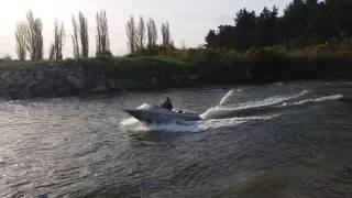 Huntjet 400xl jetboat nissan vq35 flopro jet unit [upl. by Cristy]