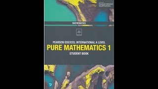 Pearson Edexcel Alevel Pure Math 1 [upl. by Dira190]