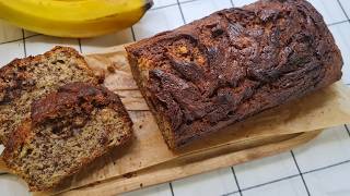 🍌 Bananenbrot mit NussNougatCreme So lecker und so einfach 🍞 [upl. by Barrow]