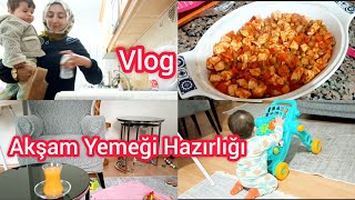 VLOG  AKŞAM YEMEĞİ HAZIRLIĞI [upl. by Tnarb]