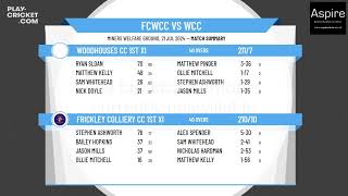 Frickley Colliery CC 1st XI v Woodhouses CC 1st XI [upl. by Dieter]