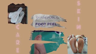 Vlogctober EPS 7 Skin Republic Foot Peel Review South African Youtuber [upl. by Filide]