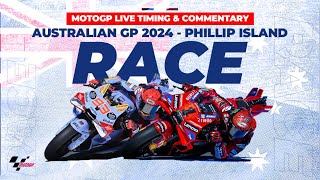 LIVE Data MotoGP Race Australian GP 2024  Phillip Island [upl. by Sharron]