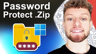 How to Password Protect Zip File in Windows 11 [upl. by Sheya]