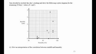 Edexcel SAM Paper 2 Section A  Statistics  Q4 [upl. by Ajoop588]