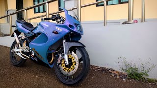 FULL RESTORASI ZX 150 KRR kawasaki ninja [upl. by Adiaj991]