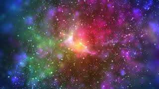 Multicolor Galaxy Motion Background 6000 Minutes Space Wallpaper Longest FREE UHD 60fps [upl. by Ennaeed]