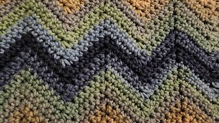 The Simple Chevron Stitch  Crochet Tutorial [upl. by Carmine]