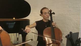 Romberg Sonata in E minor op 38 1st mov  Arranged for 2 Cellos [upl. by Pippa]