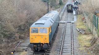 Wensleydale Railway 47701 Sulzer Operating  Leeming Bar and Leyburn [upl. by Bunting]