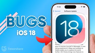 iOS 18 Bug amp Issues Fixed  3 Tips to Help You Fix It [upl. by Meihar]