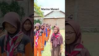 Marina menari di menara sekolah viralvideo permaianpramuka fypシ゚viral kelas pramuka [upl. by Latsyrhc339]