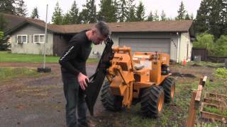 Installing conduit for fiber to your home with a Vibratory Plow [upl. by Euqirne]