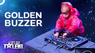 World’s Youngest DJ Gets the GOLDEN BUZZER  South Africas Got Talent [upl. by Oileduab]